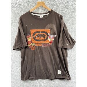 Vintage Echo UNLTD Shirt Men's Size XL Brown